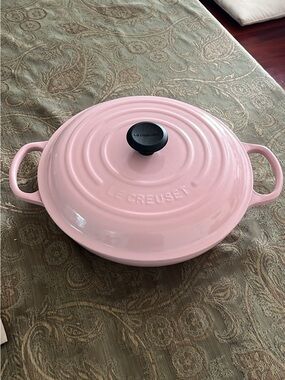 Le Creuset Pink Enameled Cast Iron Braiser